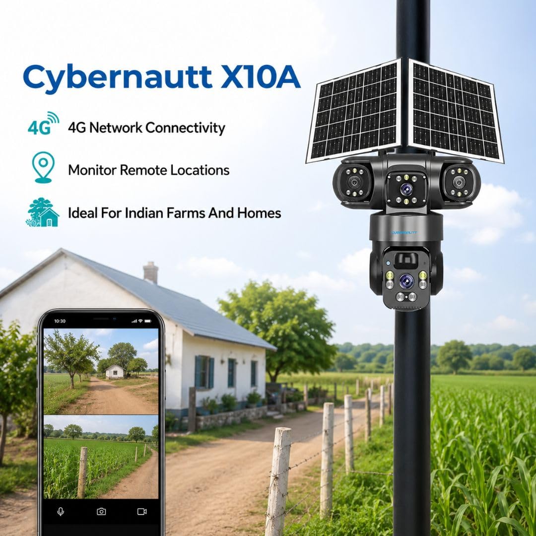 XUGA Cybernautt X10A Solar Security Camera -2