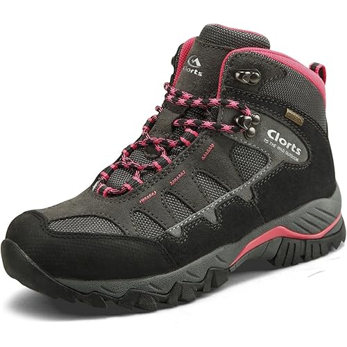 Women's Hiker Waterproof Lightweight hiking camping Boot Outdoor High-Traction Grip Backpacking Shoe