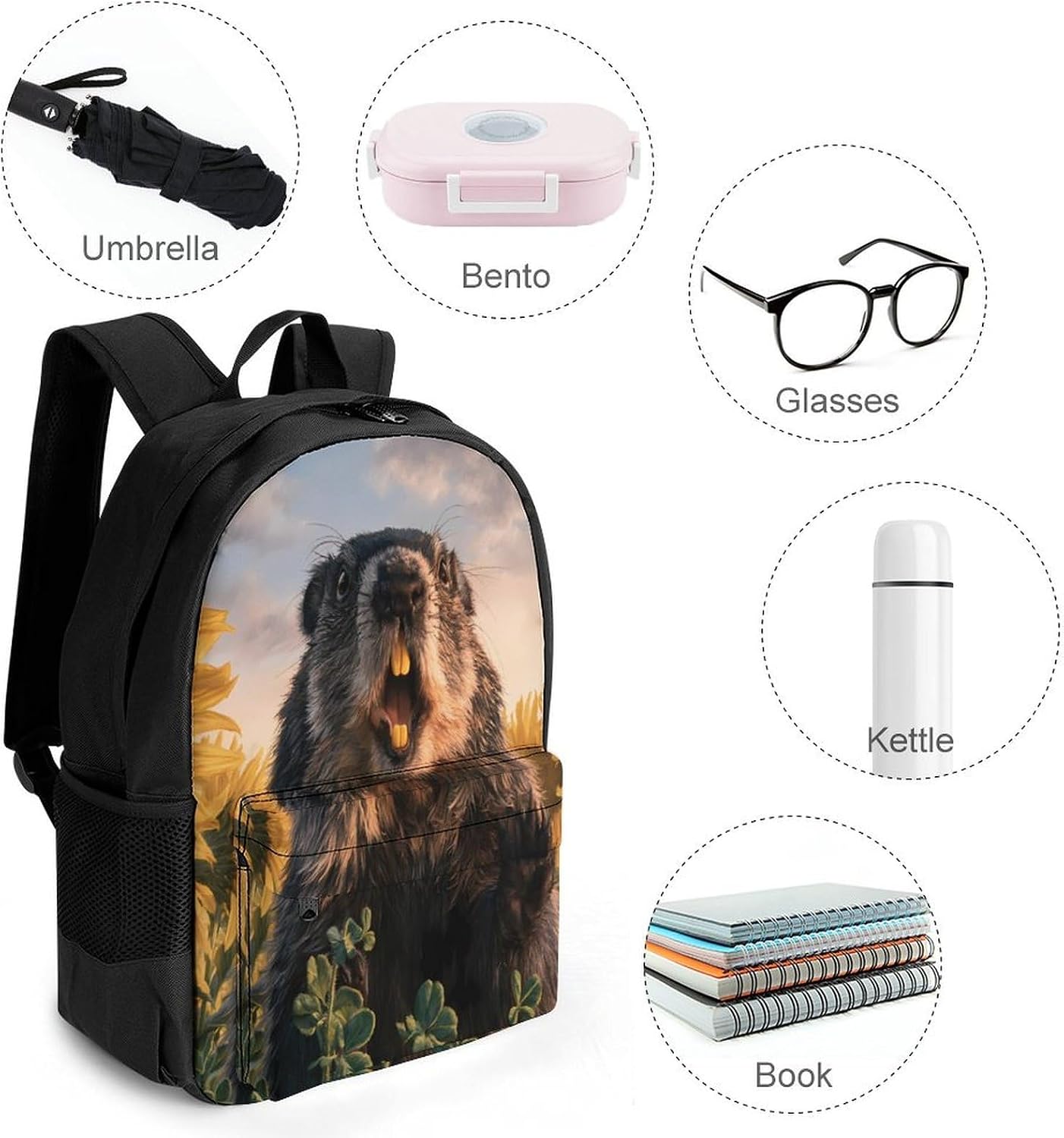 Marmot Screaming In Sunflower Backpack Lightweight Backpacks Work Bag