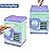 Totola Piggy Bank Electronic Mini ATM for Kids Baby Toy, Safe Coin Banks Money Saving Box Password Code Lock for Children,Boys Girls Best Gift (Blue-Green)