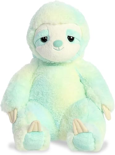 Aurora Cozy Sluuumpy Da Minty Sloth - Compañeros reconfortantes - Relajación maravillosa, multicolor, 15 pulgadas
