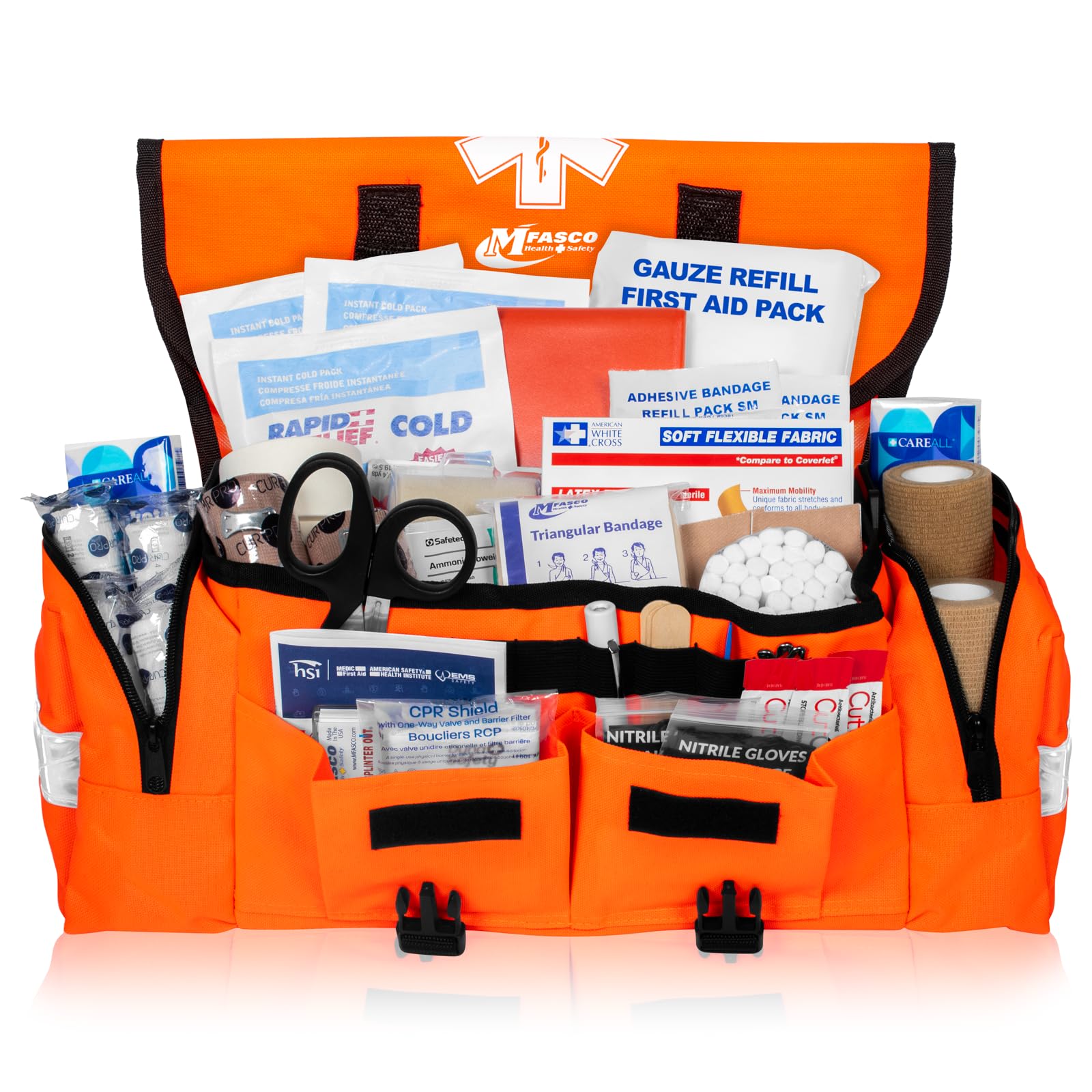 Amazon.com: MFASCO Sports First Aid Kit Bag – 326-Piece Athletic