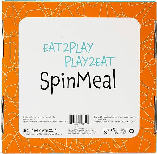Miniatura 2 de SpinMeal - Plato de nutrición saludable para comedores exigentes - Gira la flecha - Las comidas son divertidas de nuevo