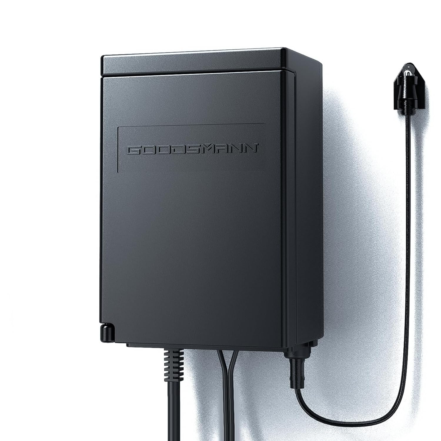GOODSMANN 120W Low Voltage Transformer 12V AC Landscape Lighting Transformer with Photocell Sensor and Timer Low Voltage Outdoor Transformer for Path Lights Spotlights Garden and Yard Lighting