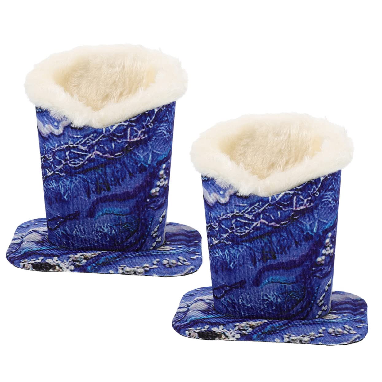 NOLITOY 2Pcs Stylish Eyeglass Holders Multi Function Glasses Stand for Home Office Soft Lined Tabletop Container for Eyewear Items for Bedroom Living Study