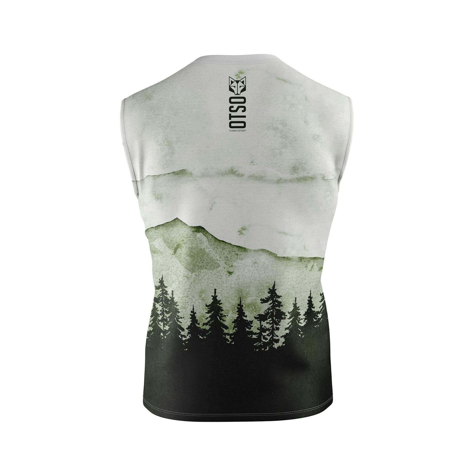 OTSO THINK SPORT Foresta da uomo Singlet Green