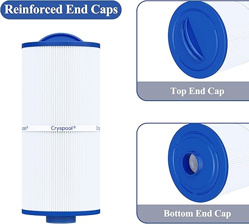 Miniatura 4 de Cryspool® 05033 Filtro compatible con filtro Tuff Spa, Del Sol Spas, Sundance Spas 6540-723, 5CH-402, FC-2811, South Pacific Spas, cartucho de