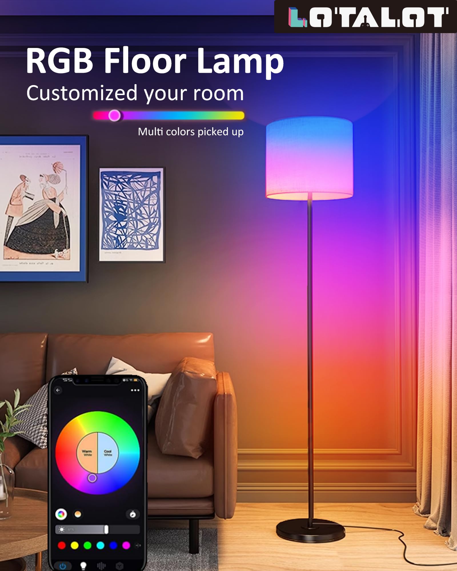 フロアスタンド DAIKO Modern LED Floor Light Stand DAIKO Modern LED