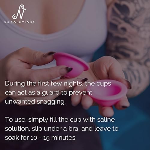 Miniatura 6 de SN Solutions Limpiador de piercing de pezón  Cuidado posterior de la perforación de pezón para uso con solución salina en aerosol u otra solución de