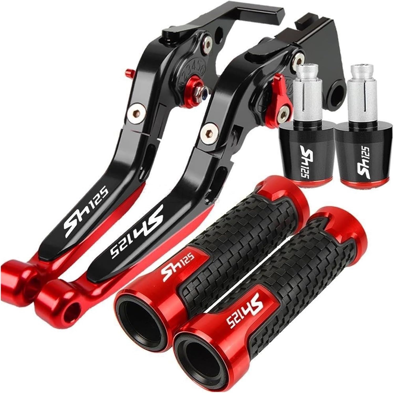 ででこ アルミブレーキクラッチレバーハンドルバー ホンダ用 SH125 SH150i