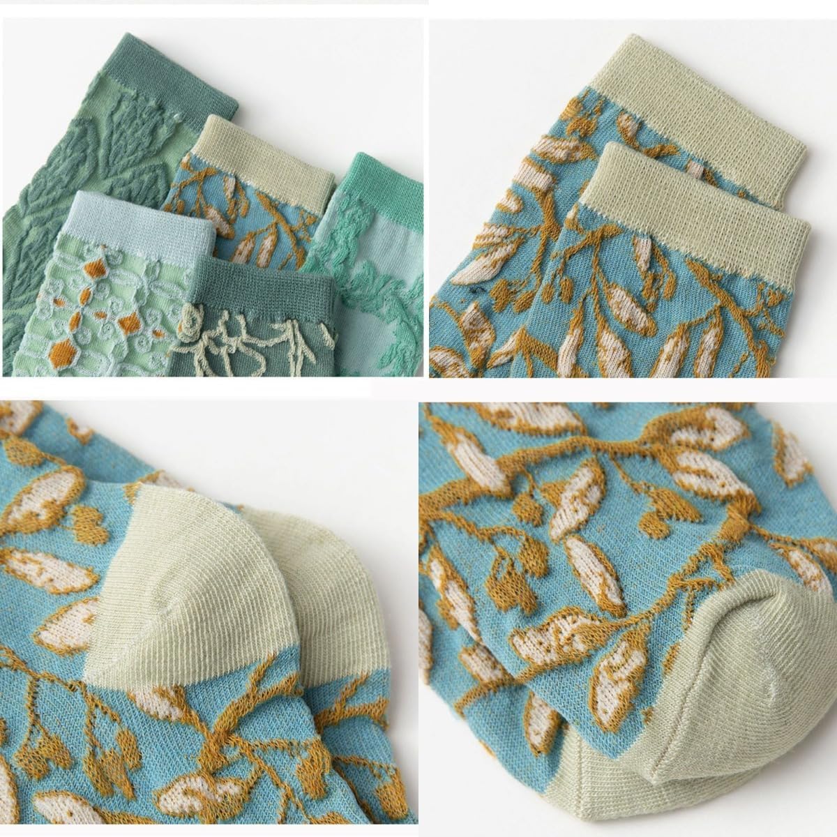 Lavish Lavender Argyle Socks Elegant Frill & Jeweled Detail for Spring & Autumn - Image 4