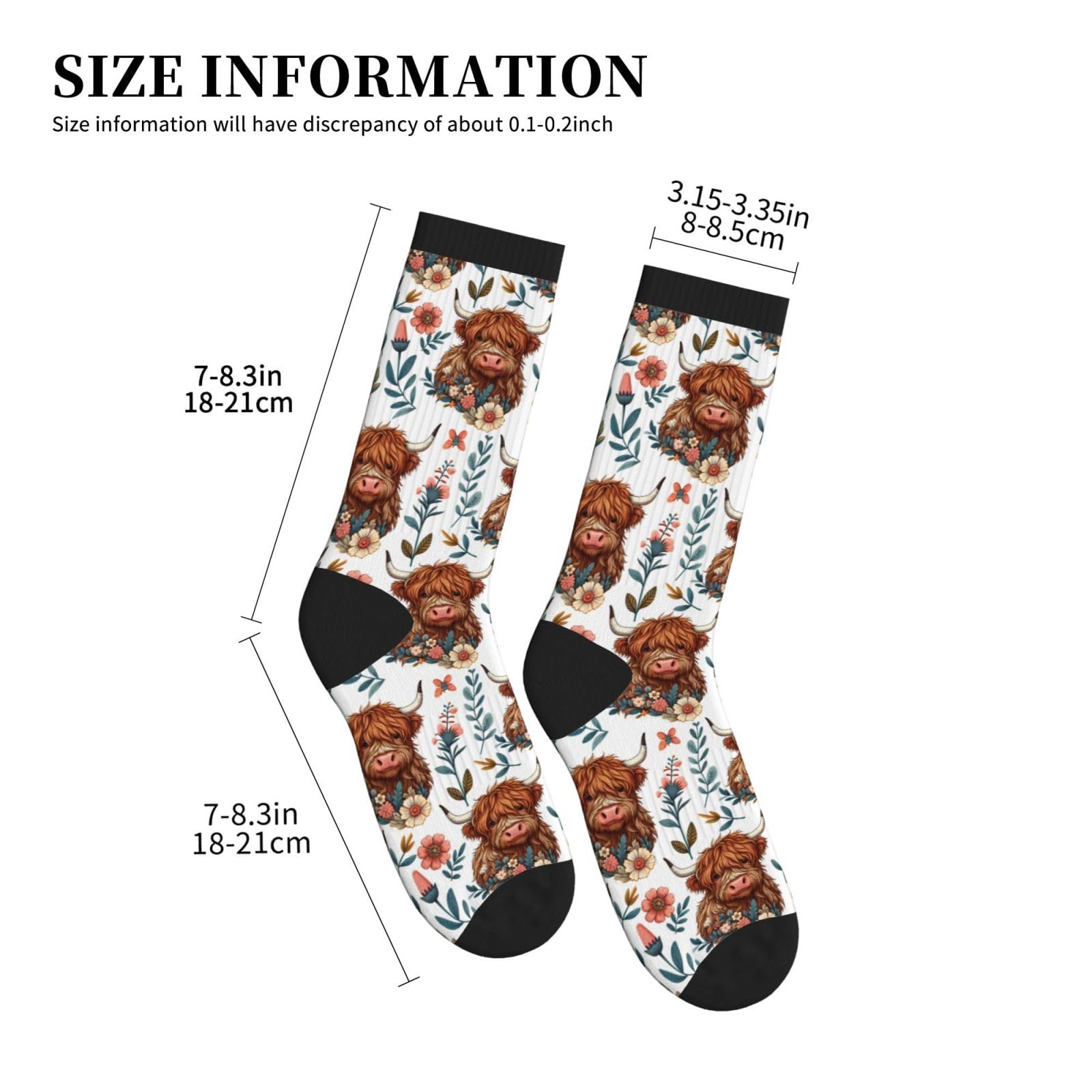 Calcetines de media pantorrilla, informales, divertidos, para mujeres, hombres, adolescentes, regalo (impresión 3D)