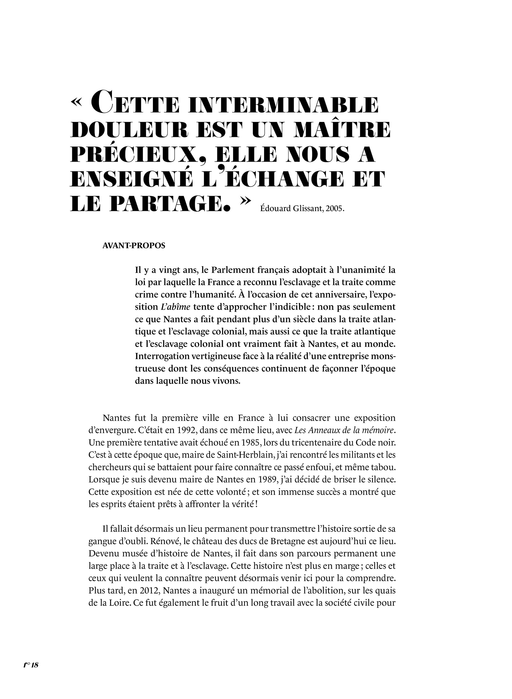 L'abîme: Nantes dans la traite atlantique et l'esclavage colonial 1707-1830