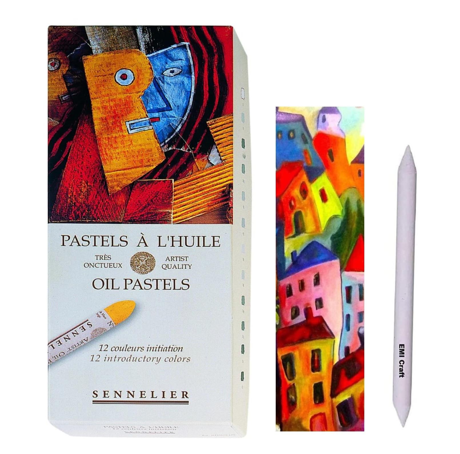 Sennelier Ölpastellkreiden, 12 Farben