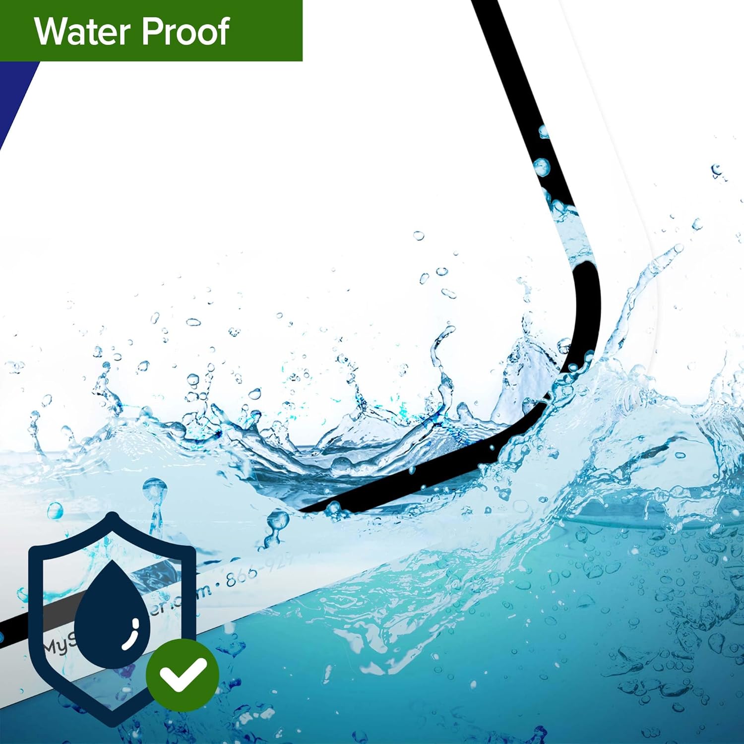 Warning Do Not Swim Alone Sign, 18x24 Inches, Rust Free .063 Aluminum, Fade Resistant, Made in USA by My Sign Center