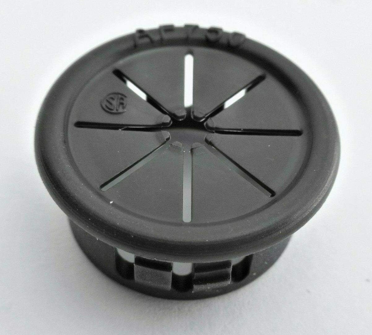 5/8" Panel Grommet. Expanding Locking Black Grommet, Bushing 20 per