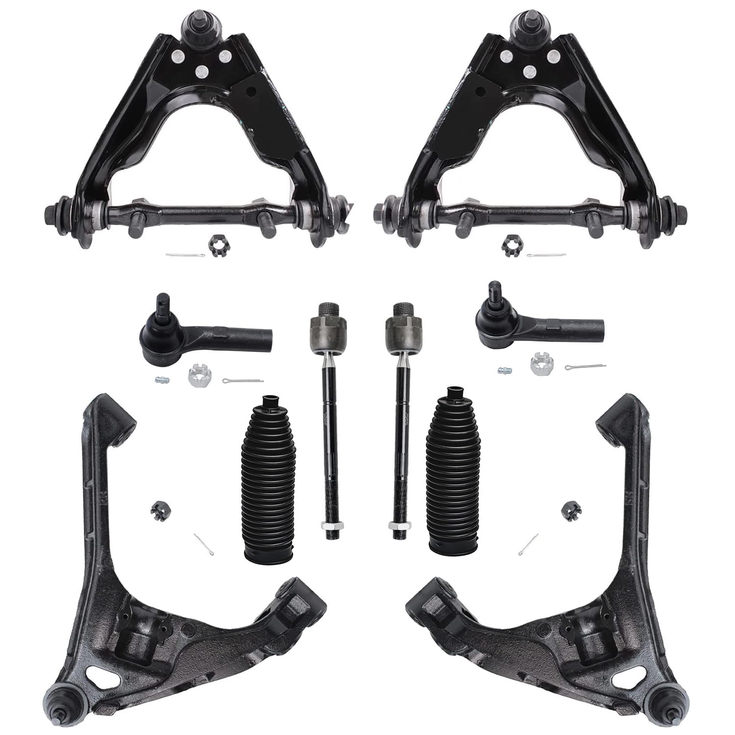 Detroit Axle - 4WD Front End 10pc Suspension Kit for 2000-2004 Dodge Dakota
