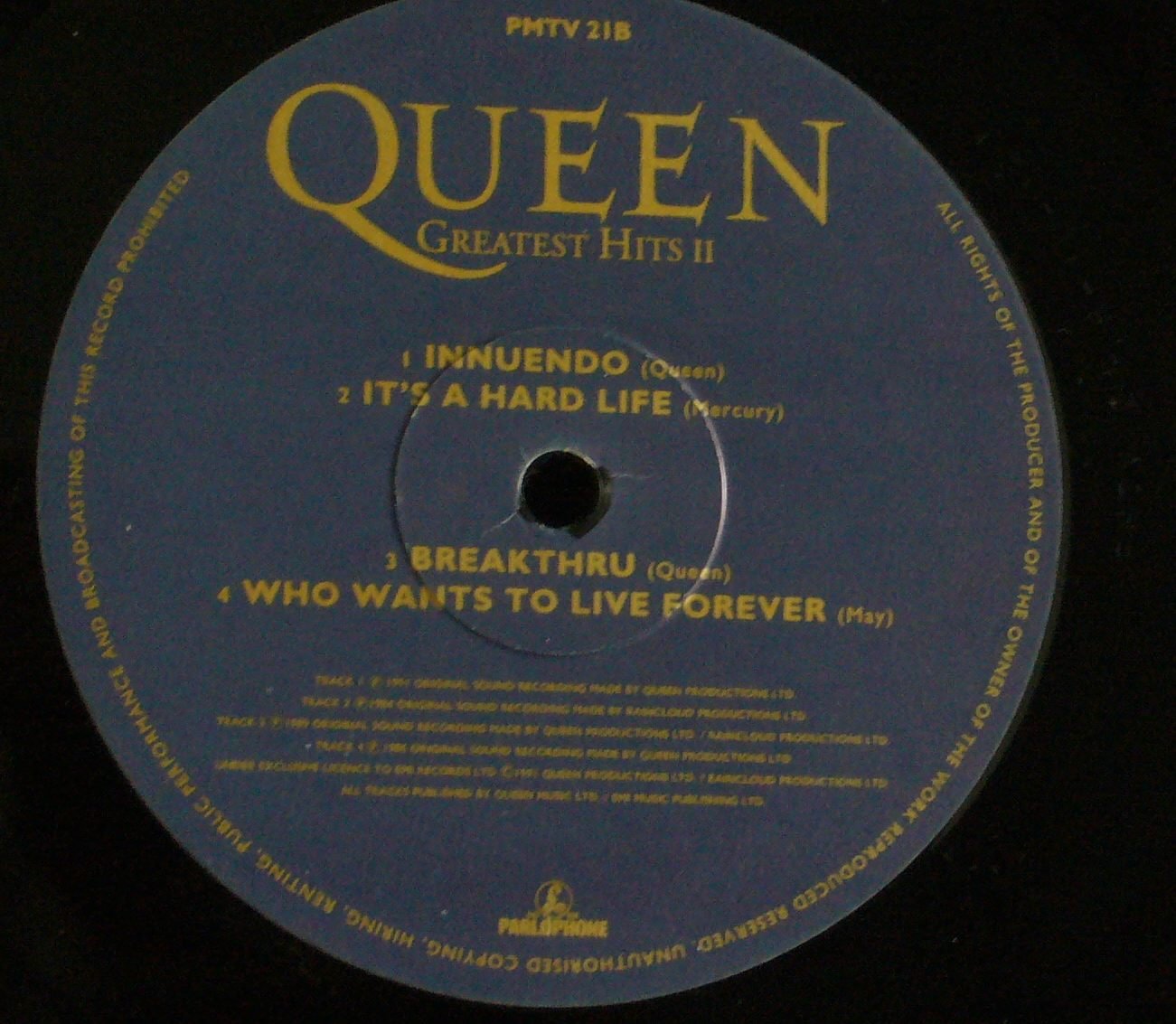 Greatest Hits II (UK 1st pressing double vinyl LP)