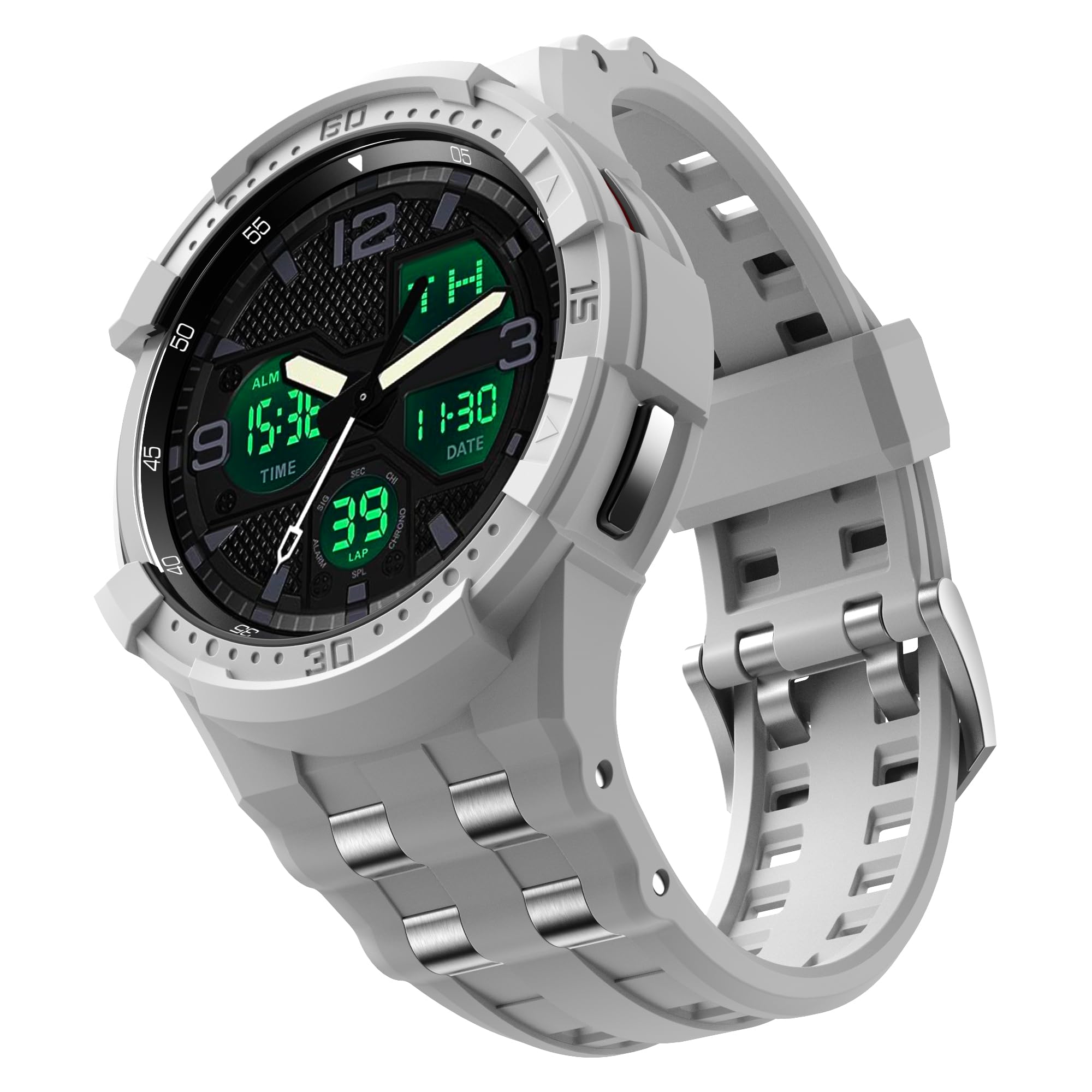 T-ENGINE Band Compatible with Samsung Galaxy Watch 6 Classic 47mm, Rugged One-Piece Case with Band (2023)