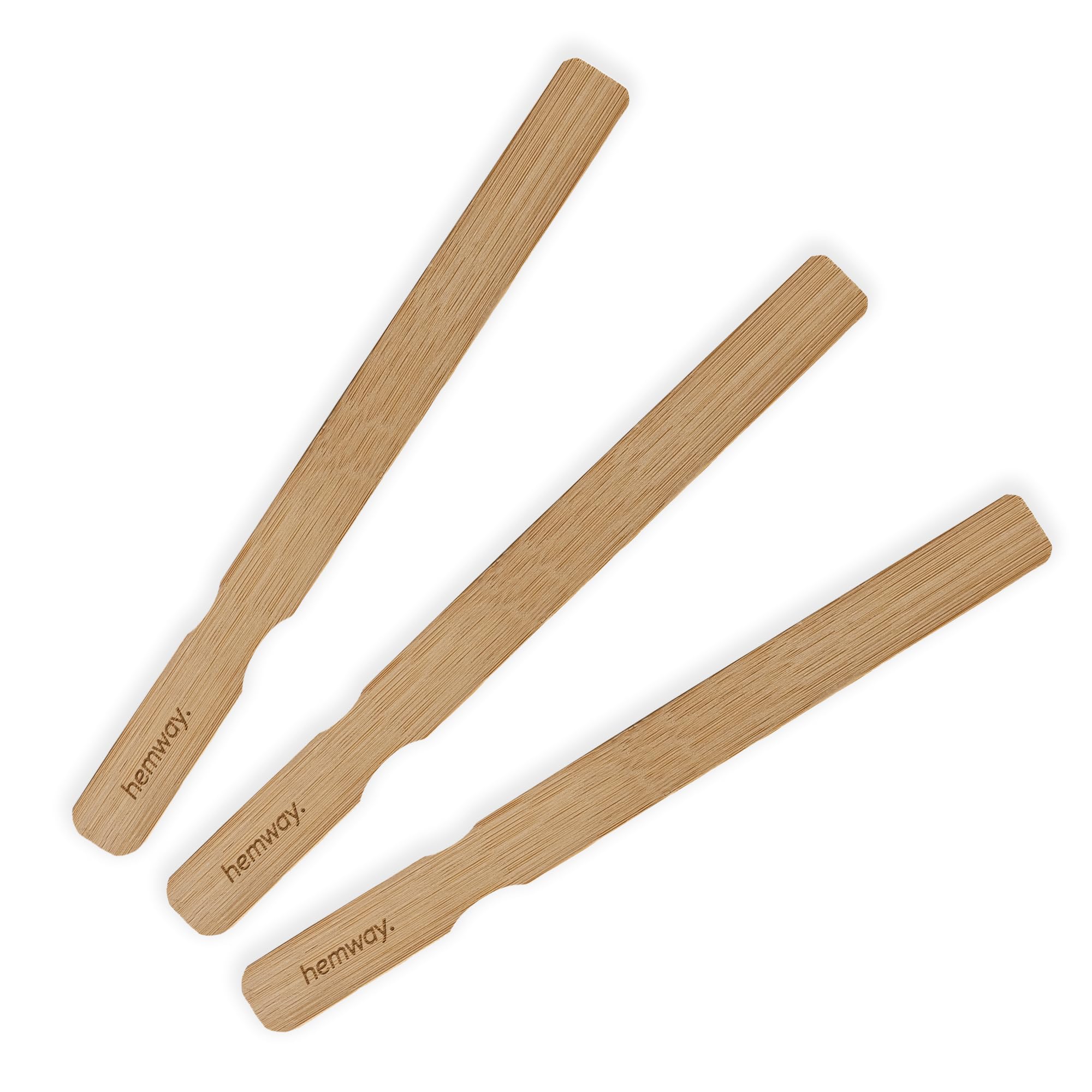 Hemway Bamboo Paint Stirrer Mixer (28 Cm X 2.5 Cm) Pack Of 3 | Mixing Sticks For Paint, Lacquer & Varnish, Reusable Stirring Mixer