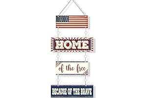 American Flag Metal Sign: A Rustic Labor Day Tribute to Patriotism