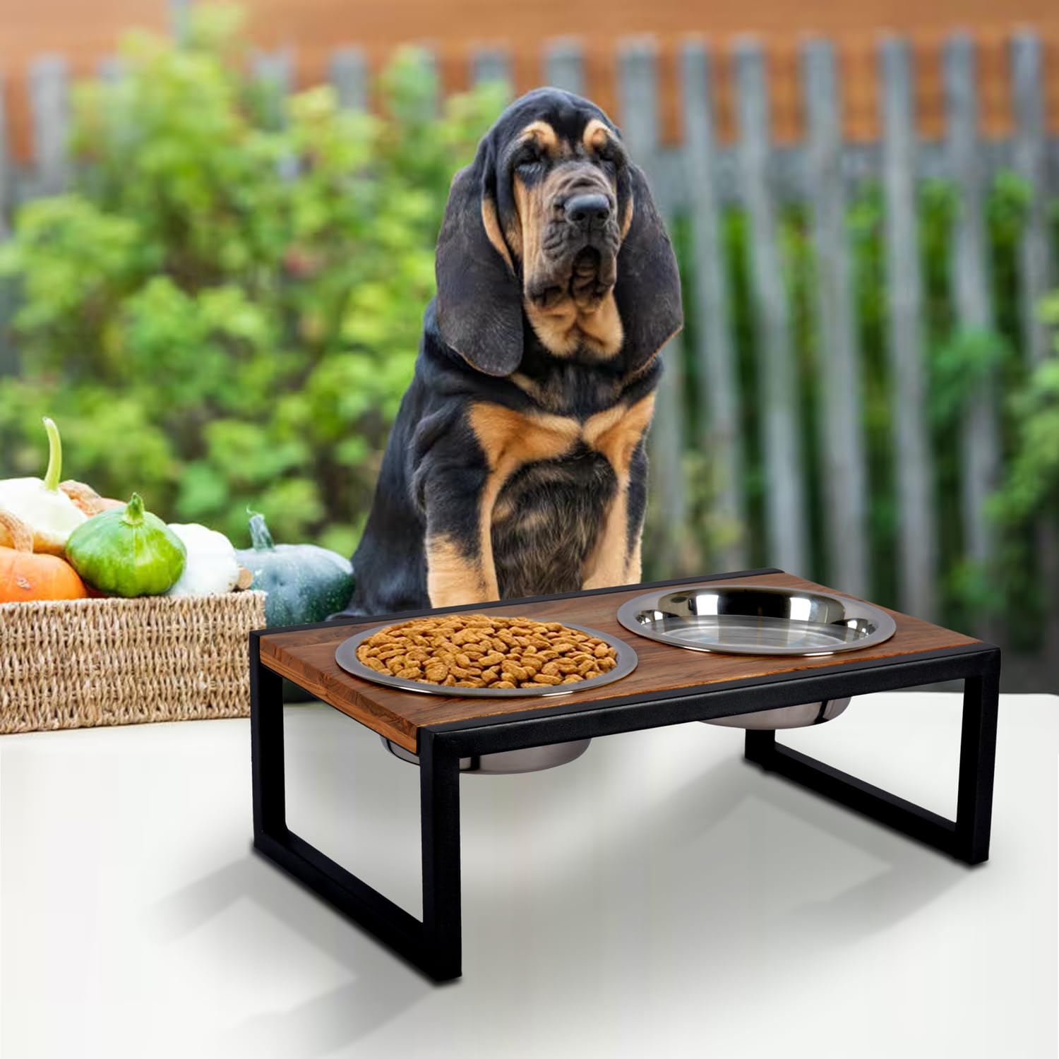 See full amazon price history chart for Pure Souls Joy Pet Feeder, Natural Acacia WoodFeeders Stand, Elevated Dog Bowls 1250 ml, Food Water Diner, Durable Double Bowl Feeding Stands for Dogs - Medium (48 x 29 x 17 cm) Pure Souls Joy Pet Feeder, Natural Acacia WoodFeeders Stand, Elevated Dog Bowls 1250 ml, Food Water Diner, Durable Double Bowl Feeding Stands for Dogs - Medium (48 x 29 x 17 cm) (B0D3HSVZFT) Amazon Price History, Amazon Price Tracker
