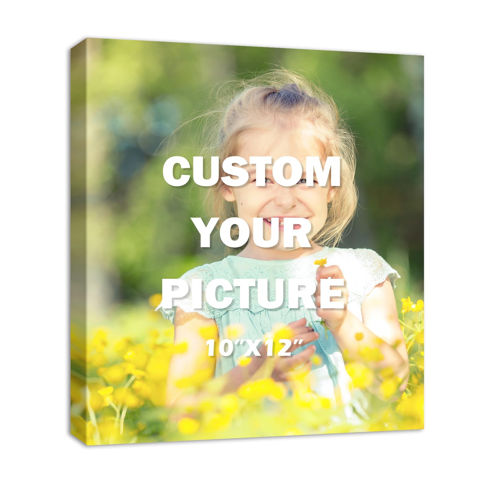YYYYHPP Canvas Prints with Your Photos Personalized Photo to Canvas Wall Art Canvas Printing for Wedding Family Baby