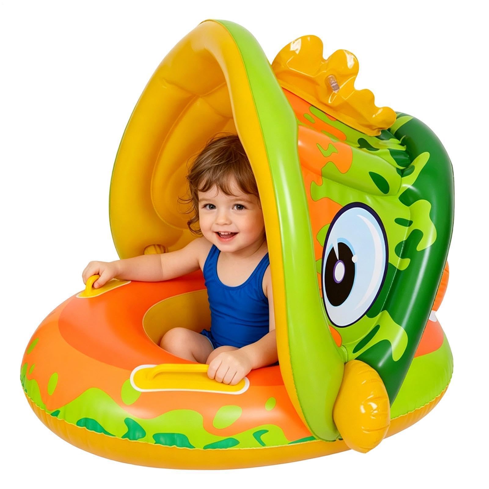 Pool Floats Kids Inflatable Chair with Sun Canopy