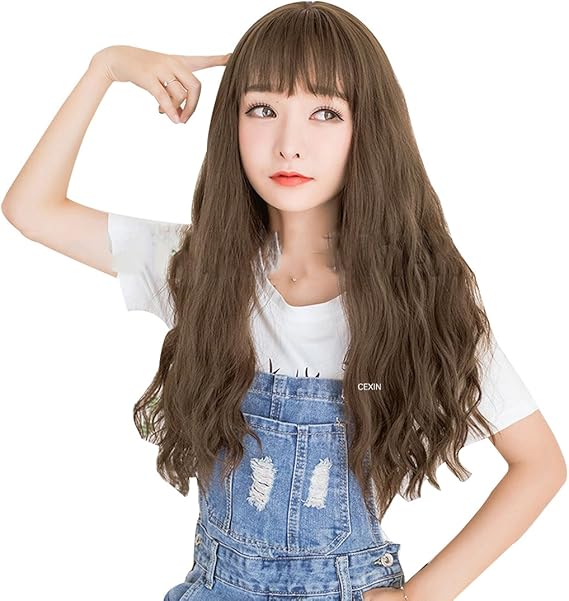 Amazon Lesun ウィッグ ロング カール パーマ ぱっつん エアリーシースルーバング フルウィッグ インスタントラーメン式巻き髪 かつら 女性用 ソバージュ ゆるふわ 耐熱 女性 可愛い ナチュラル 日常 ウェーブ ロリータ ネット付 レディース 横波 シャンパンブロンド Amazon Lesun ウィッグ ロング カール パーマ ぱっつん エアリーシースルーバング フルウィッグ インスタントラーメン式巻き髪 かつら 女性用 ソバージュ ゆるふわ 耐熱 女性 可愛い ナチュラル 日常 ウェーブ ロリータ ネット付 レディース 横波 シャンパンブロンド