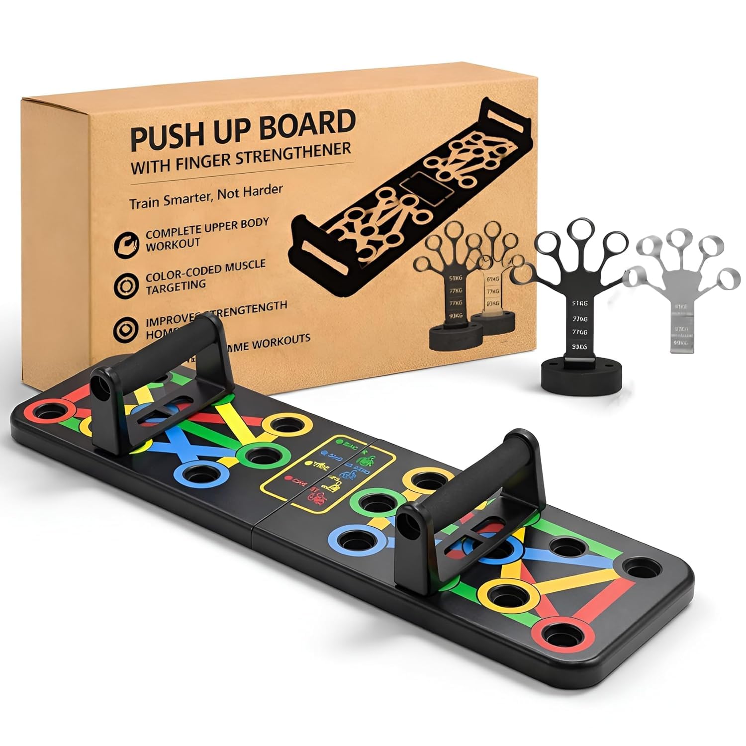 Pushup Board & Skipping Rope 15 in 1 Pushup Bar for Men & Women - Foldable and Push up bar System - Push up Board for Men - Flex Board (Pushup Board Combo)-image-39