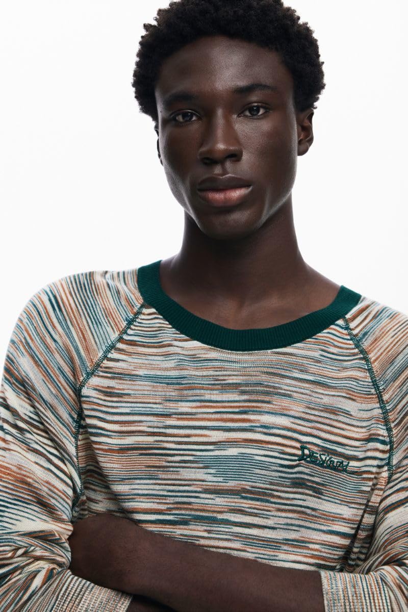 Desigual Man Knit T-Shirt Long Sleeve Camiseta Hombre