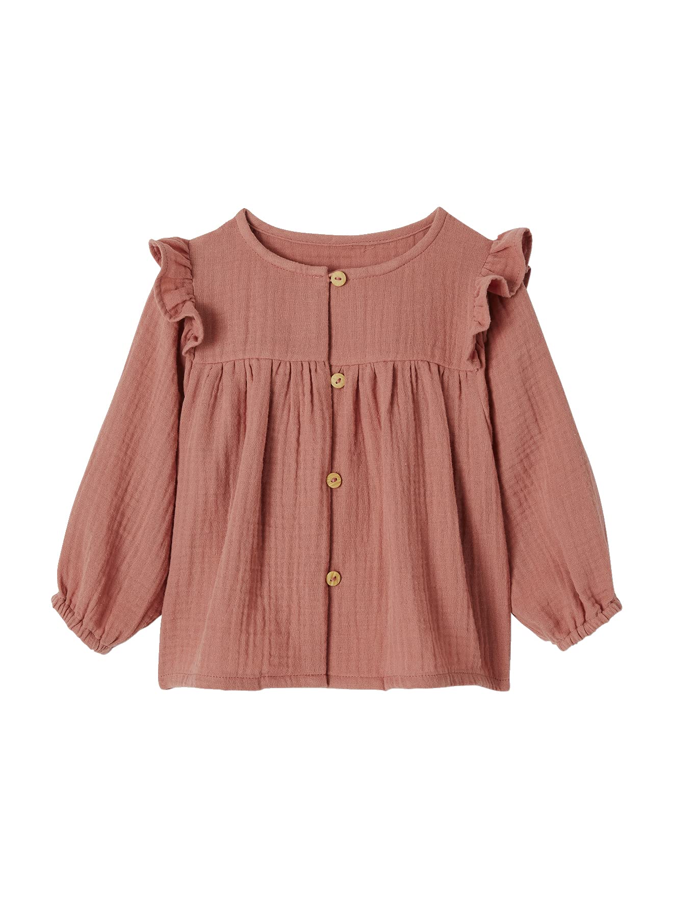 Vertbaudet Mädchen Baby Volant-Bluse