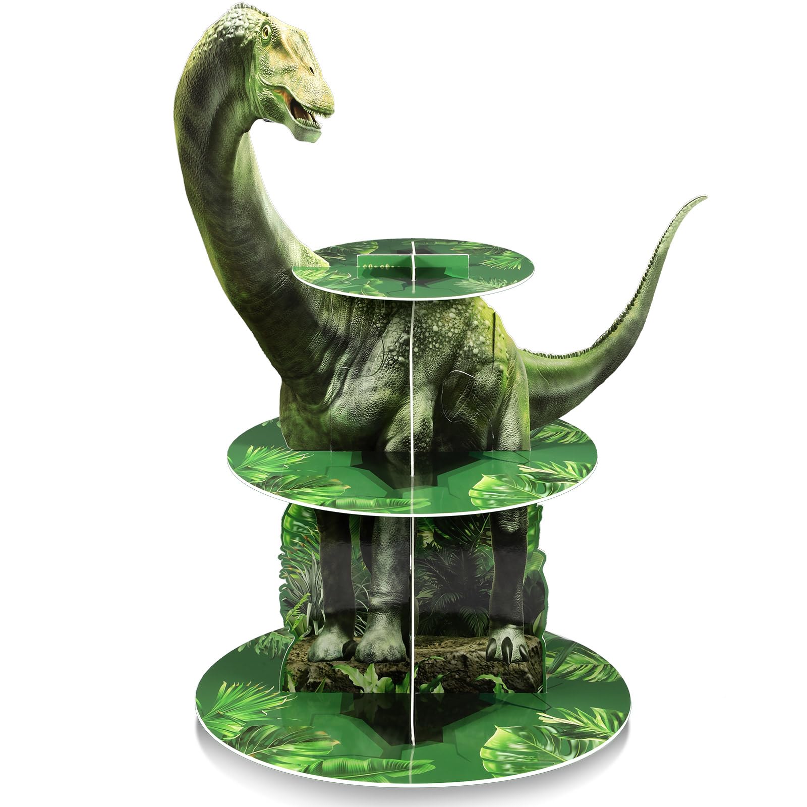 Buy 3 Tier Dinosaur Cupcake Stand Party Decorations Dinosaur Theme