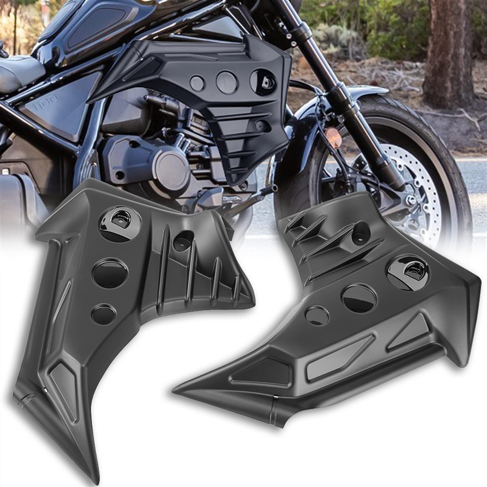Marco superior Rebel CMX 500 con acabados premium y ajuste de precisión negro