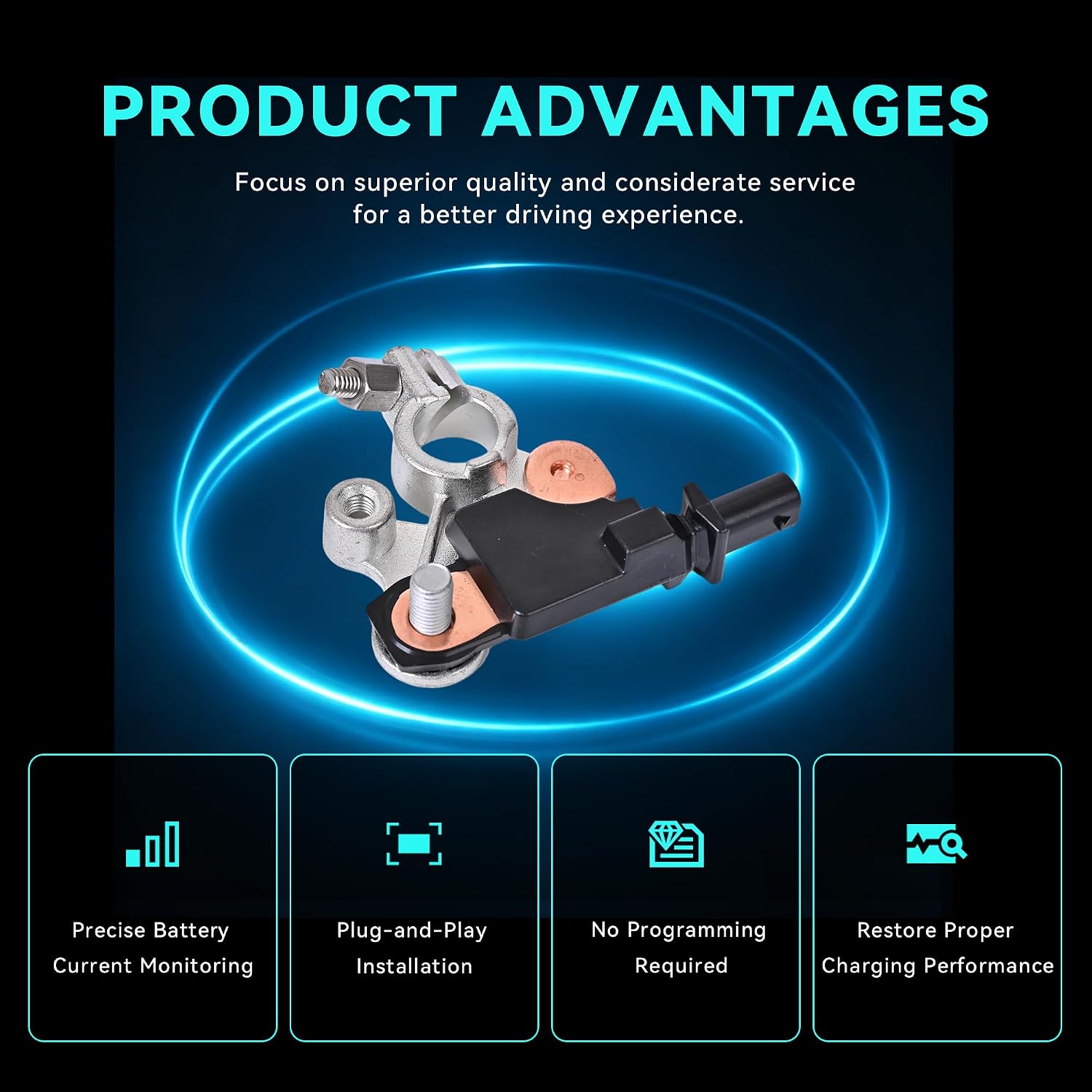 Battery Current Sensor Fit for 2015-2019 Chevy Cruze