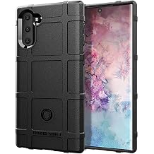 EGO TACTICAL Rugged Shield Brand Solid Color TPU Phone Case for Samsung Galaxy Note 10 - Black