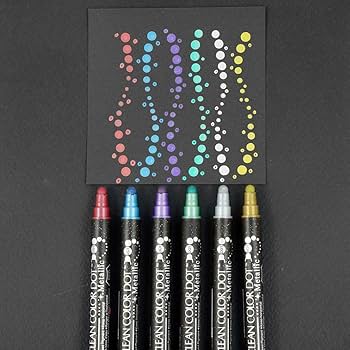 Amazon.co.jp: 呉竹 水性ペン ZIG クリーンカラードット メタリック 6 Amazon.co.jp: 呉竹 水性ペン ZIG クリーンカラードット メタリック 6