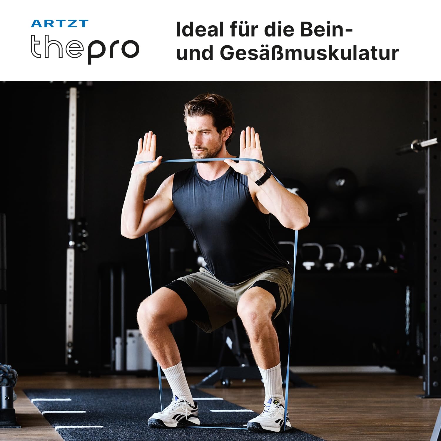 Power Band Set | Set di fasce da terra per fitness e ginnastica | Set di 5 fasce di resistenza | Fasce di resistenza fitness | Nastro flessibile per allenamento di forza, stretching,