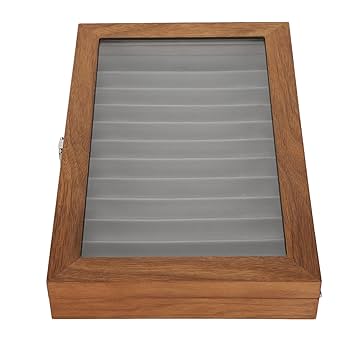 万年筆セット 木製ケース付き Amazon.co.jp: 木製ペンディスプレイボックス、木製万年筆