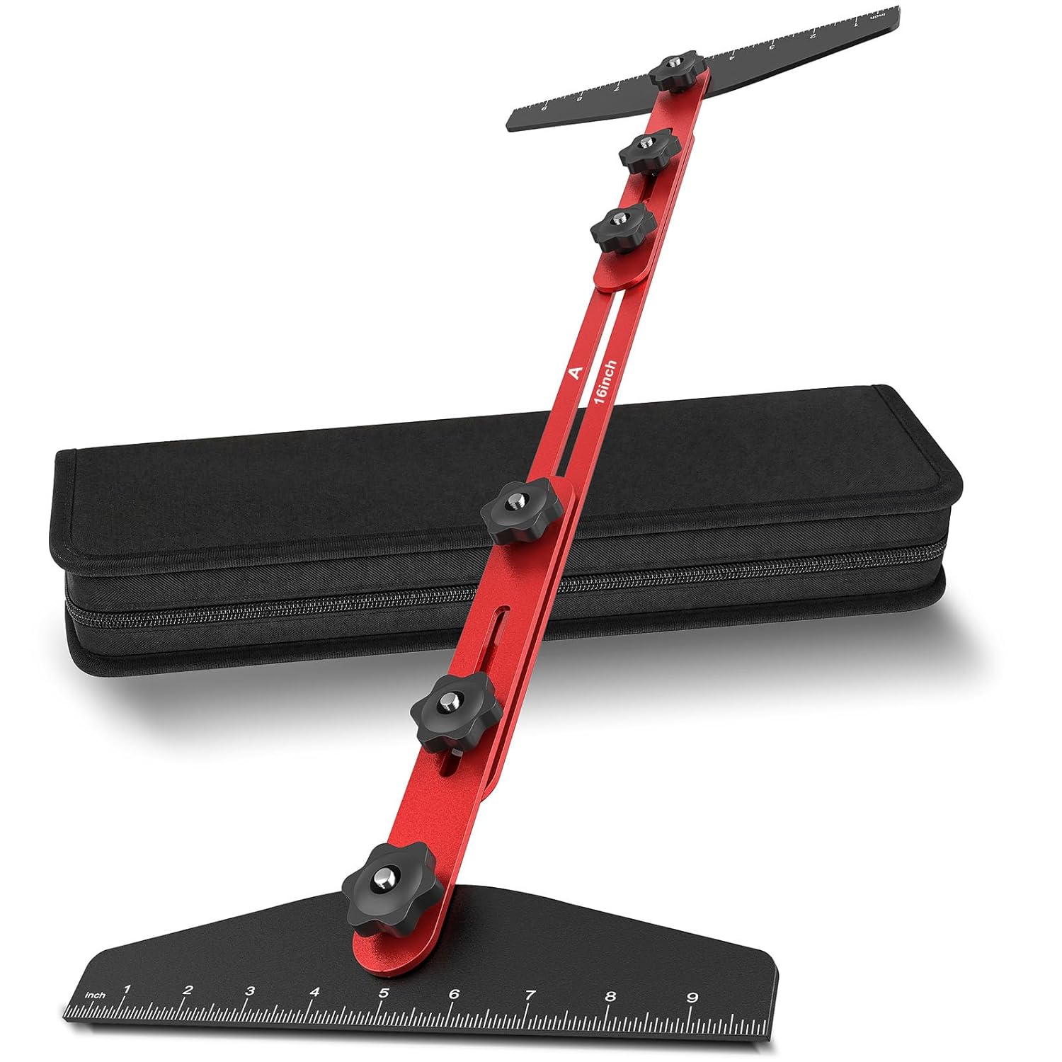 Stair Tread Template Tool - Aluminum Alloy Stair Measuring Tool Stair Tread Jig Stair Template Tool Stair Tread Measuring Tool Stair Gauge Tool Stair Tread Gauge Tool Stair Tread Tool