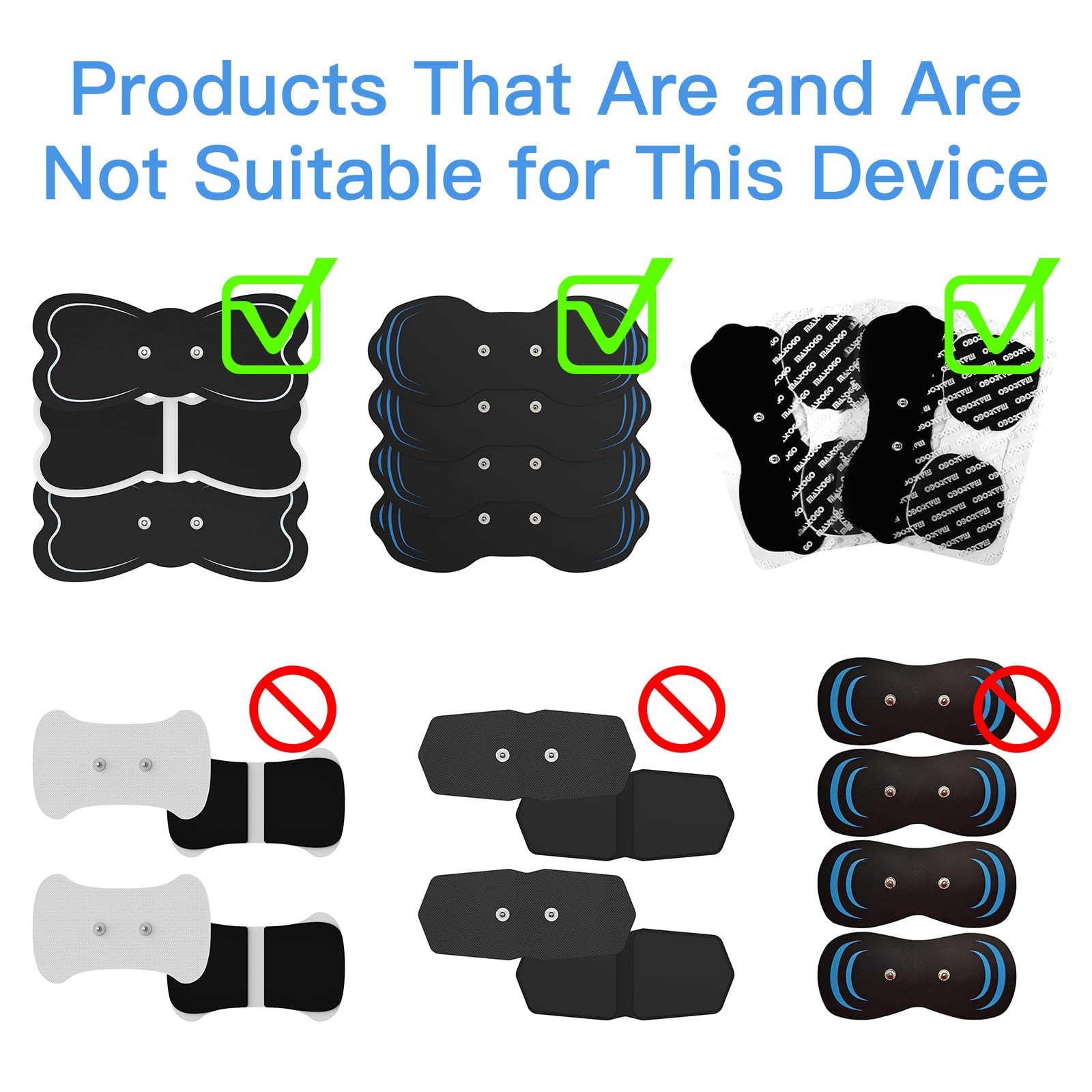 MASTOGO Dual Host Wireless TENS Unit Muscle Stimulator with APP Control — Amazon image 2