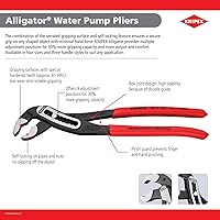 Vista 4 de KNIPEX Tools - Pinza para bomba de agua tipo cocodrilo (8801250), 10 pulgadas