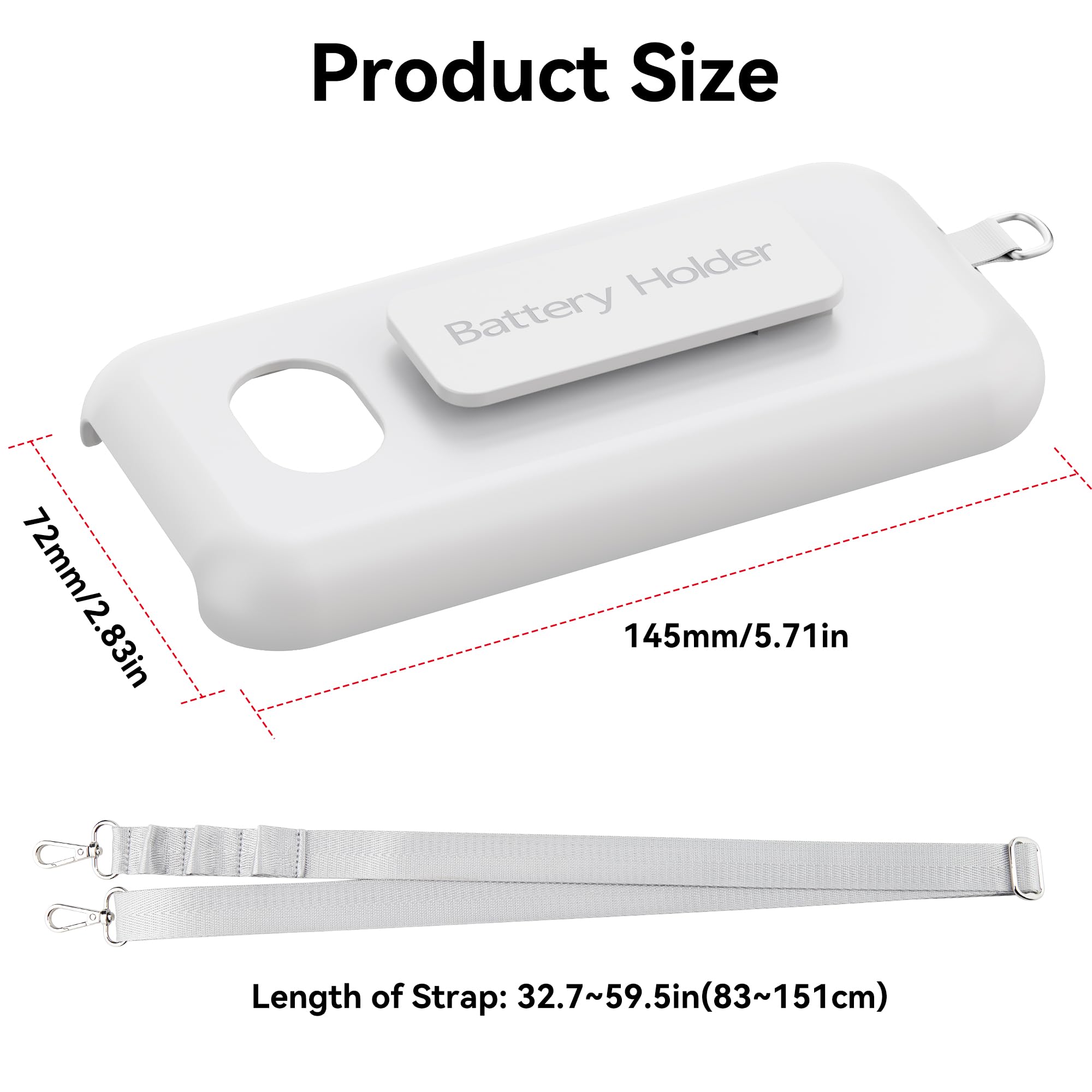 AVP用バッテリーホルダー 保護カバー ケース ストラップ付き 白色 8141OLDPEiL._UF894,1000_QL80_.jpg