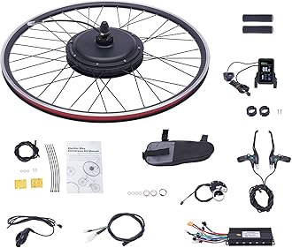 Electric Bicycle Motor Kit, 48V 1000W Front/Rear Wheel E-Bike Powerful Motor Kit Hub Assembly Motor Kit w/Display and Intelligent Controller for 28"/ 29" and 700C Wheel of Bicycle