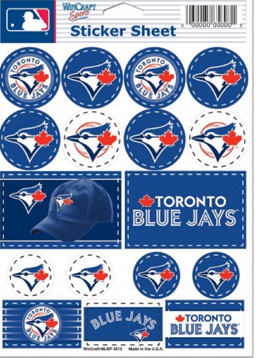 Wincraft MLB Vinyl Sticker Sheet