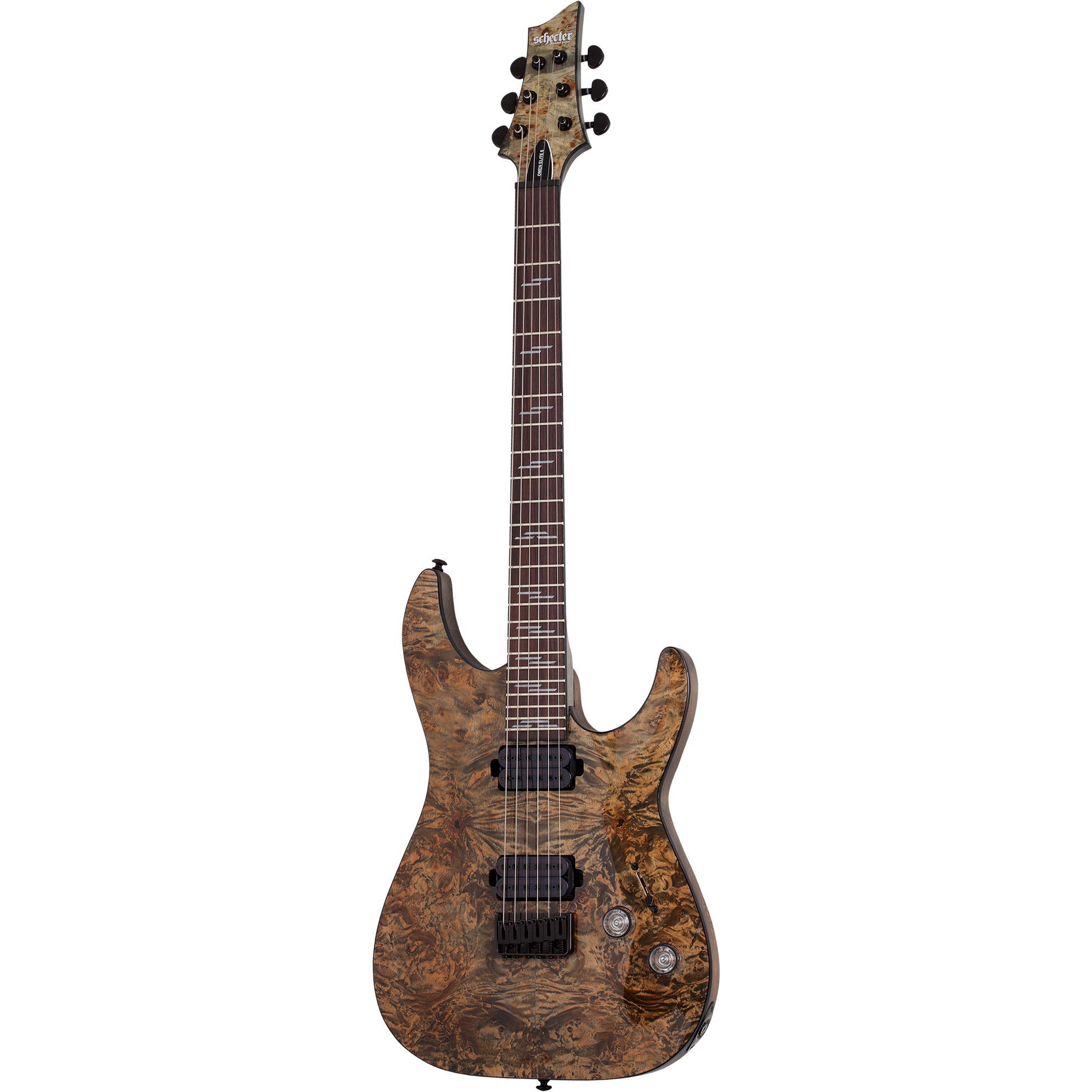 Amazon.com: Schecter Omen Elite-6 Electric Guitar - Charcoal