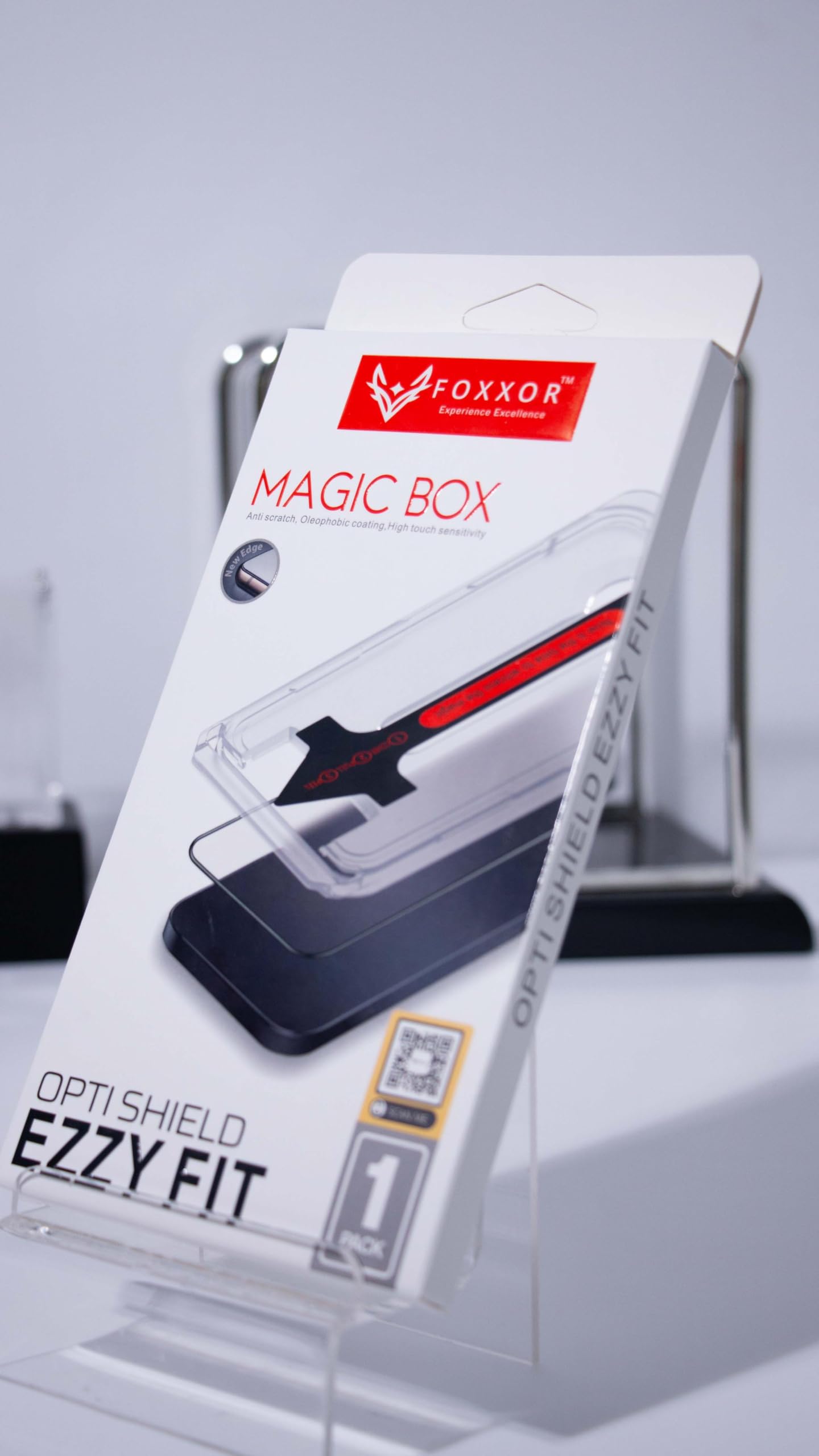 Tempered Glass for iPhone 14 ProMax - Transparent, Mobile Case Friendly - Ezzy Installation Kit - Enhanced Durability - Precision Fit - Anti-Scratch - Superior Clarity - Screen Guard