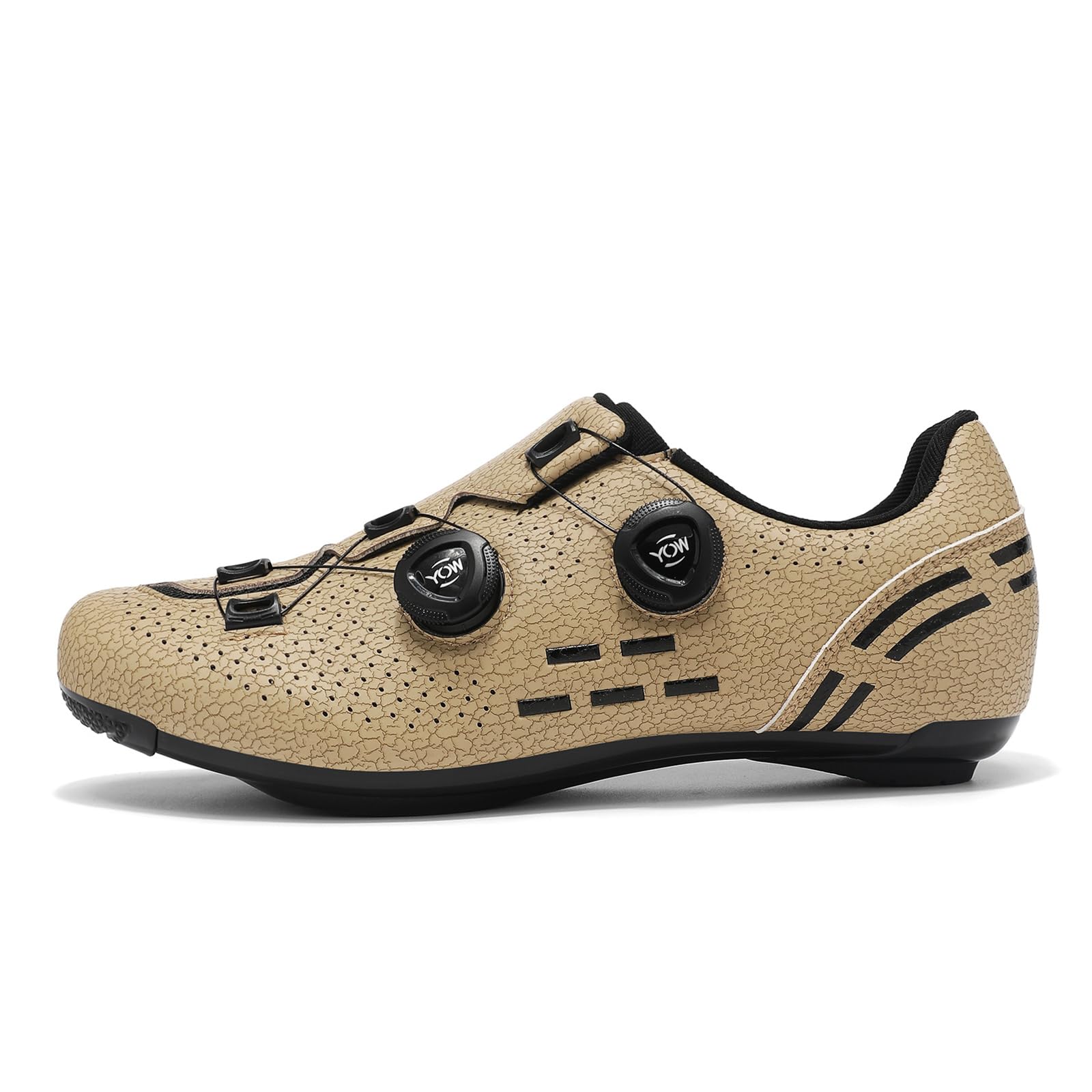 JiuQing Buty rowerowe unisex kompatybilne z butami Peloton Road Indoor Bike z regulowanym zapięciem i blokami Delta