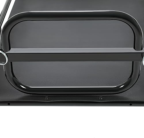 Miniatura 9 de Kojem Remolque de carga plegable para bicicleta, remolque de bicicleta de almacenamiento resistente, capacidad de 88 libras, carrito de bicicleta