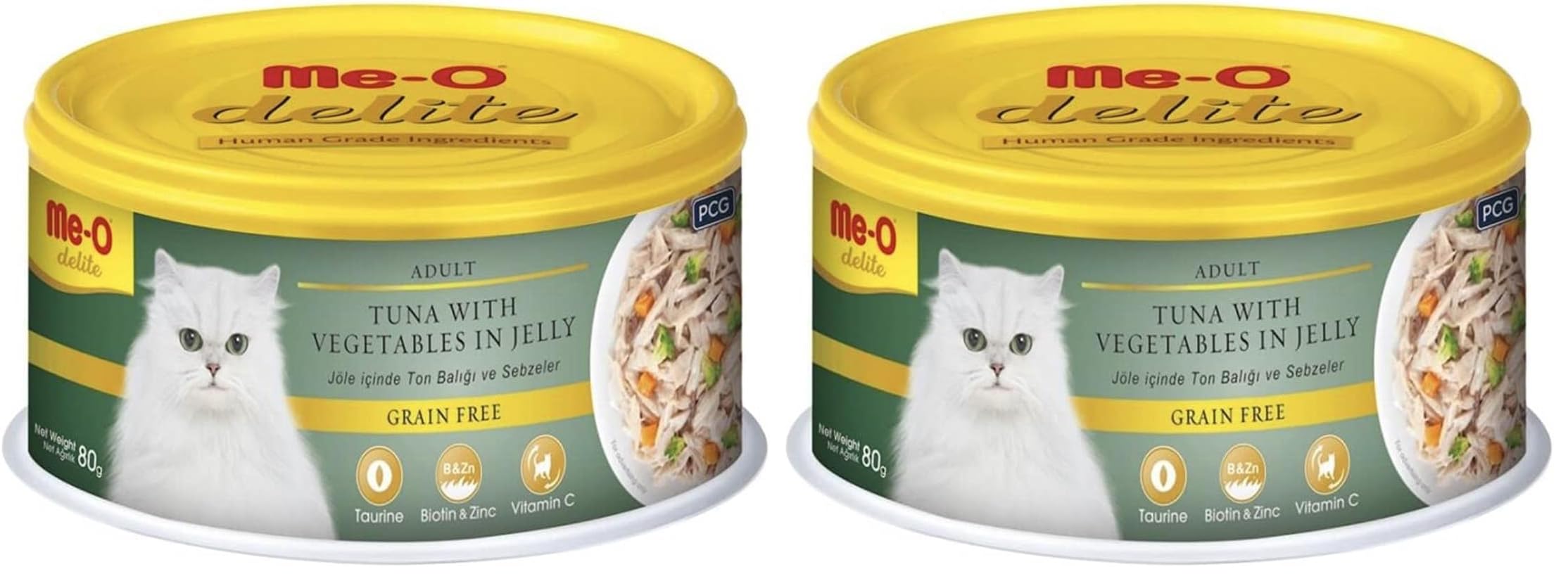 Meo Delite Ton Balığı Sebze 80 gr (2 paketi)